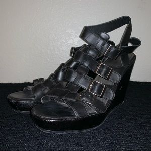 Wedge heeled gladiator sandals